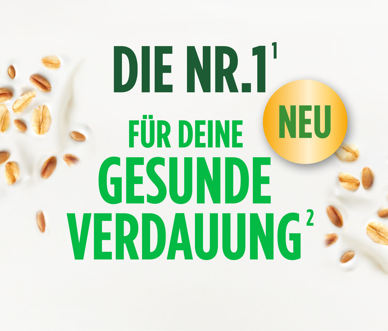Claim: Die Nr. 1(1) für deine Verdauung(2)